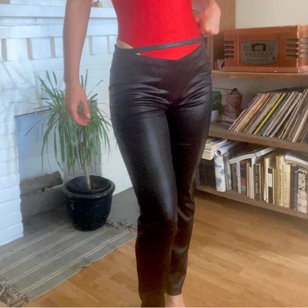 Vintage 90’s Versace strap pant